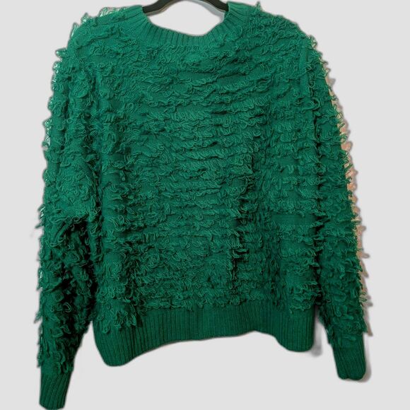 33 Degrees Women's Button Up Christmas Green Sweater Size 3XL - Picture 2 of 6